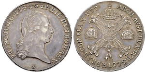 1 Талер Австрийская империя (1804-1867) Серебро Francis II, Holy Roman Emperor (1768 - 1835)