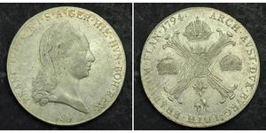 1 Талер Австрийская империя (1804-1867) Серебро Francis II, Holy Roman Emperor (1768 - 1835)