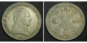 1 Талер Австрийская империя (1804-1867) Серебро Francis II, Holy Roman Emperor (1768 - 1835)