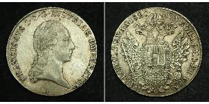 1 Талер Австрийская империя (1804-1867) Серебро Francis II, Holy Roman Emperor (1768 - 1835)
