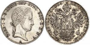 1 Талер Австрийская империя (1804-1867) Серебро Ferdinand I of Austria (1793 - 1875)