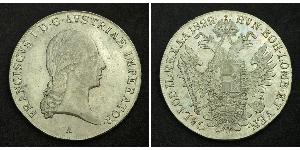 1 Талер Австрийская империя (1804-1867) Серебро Francis II, Holy Roman Emperor (1768 - 1835)