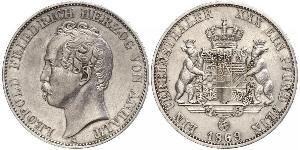 1 Талер Ангальт-Дессау (1603 -1863) Серебро Леопольд IV ,герцог Анхальта(1794 – 1871)