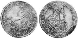 1 Талер Ангальт-Кётен (1603 -1853) Серебро 
