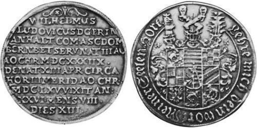 1 Талер Ангальт-Кётен (1603 -1853) Серебро 