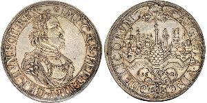 1 Талер Аугсбург (1276 - 1803) Серебро Ferdinand III, Holy Roman Emperor (1608-1657)
