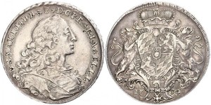 1 Талер Бавария (курфюршество) (1623 - 1806) Серебро Максимилиан III (курфюрст Баварии)(1727 – 1777)