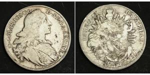 1 Талер Бавария (курфюршество) (1623 - 1806) Серебро Максимилиан III (курфюрст Баварии)(1727 – 1777)