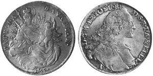 1 Талер Бавария (курфюршество) (1623 - 1806) Серебро Максимилиан III (курфюрст Баварии)(1727 – 1777)
