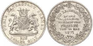 1 Талер Бремен (земля) Серебро 