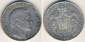 1 Талер Великое герцогство Гессен (1806 - 1918) Серебро Фердинанд (ландграф Гессен-Гомбурга)