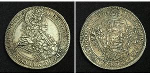 1 Талер Венгрия / Священная Римская империя (962-1806) Серебро Леопольд I (император Священной Римской империи)(1640-1705)