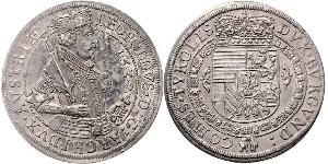 1 Талер Габсбургская империя (1526-1804) Серебро Леопольд V Австрийский (1586 – 1632)