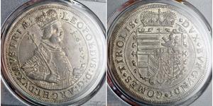 1 Талер Габсбургская империя (1526-1804) Серебро Леопольд V Австрийский (1586 – 1632)