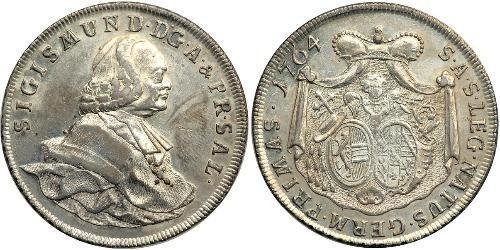 1 Талер Габсбургская империя (1526-1804) Серебро Sigismund von Schrattenbach
