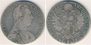 1 Талер Габсбургская империя (1526-1804) / Австрия Серебро Maria Theresa of Austria (1717 - 1780)