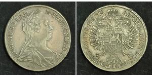 1 Талер Габсбургская империя (1526-1804) / Австрия Серебро Maria Theresa of Austria (1717 - 1780)