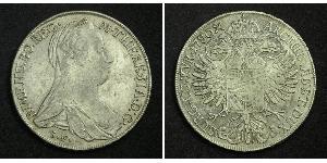 1 Талер Габсбургская империя (1526-1804) / Австрия Серебро Maria Theresa of Austria (1717 - 1780)