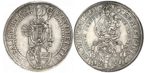 1 Талер Зальцбург (1328 - 1803) Серебро 