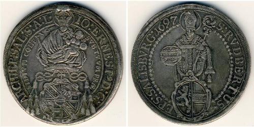 1 Талер Зальцбург (1328 - 1803) Серебро 