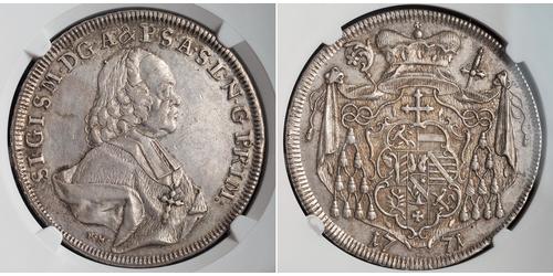 1 Талер Зальцбург (1328 - 1803) Серебро Sigismund von Schrattenbach