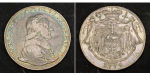1 Талер Зальцбург (1328 - 1803) / Австрия Серебро Count Hieronymus von Colloredo (1732 - 1812)