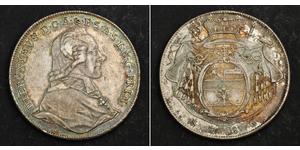 1 Талер Зальцбург (1328 - 1803) / Австрия Серебро Count Hieronymus von Colloredo (1732 - 1812)