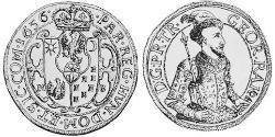 1 Талер Княжество Трансильвания (1571-1711) Серебро 