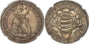 1 Талер Княжество Трансильвания (1571-1711) Серебро Sigismund Báthory,  prince of Transylvania (1572 -1613)