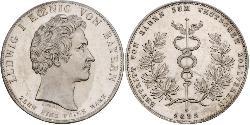1 Талер Королевство Бавария (1806 - 1918) Серебро Людвиг I (король Баварии)(1786 – 1868)