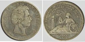 1 Талер Королевство Бавария (1806 - 1918) Серебро Людвиг I (король Баварии)(1786 – 1868)