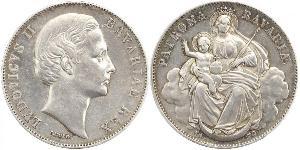 1 Талер Королевство Бавария (1806 - 1918) Серебро Людвиг II (король Баварии)(1845 – 1886)