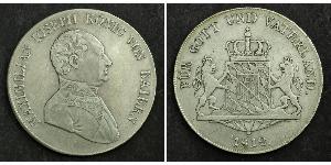 1 Талер Королевство Бавария (1806 - 1918) Серебро Максимилиан I (король Баварии) (1756 - 1825)