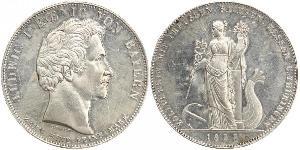 1 Талер Королевство Бавария (1806 - 1918) Серебро Людвиг I (король Баварии)(1786 – 1868)