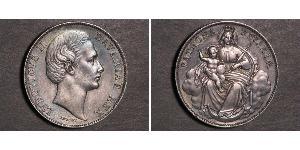 1 Талер Королевство Бавария (1806 - 1918) Серебро Людвиг II (король Баварии)(1845 – 1886)