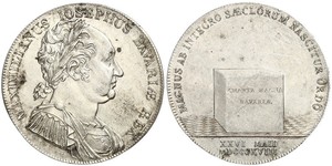 1 Талер Королевство Бавария (1806 - 1918) Серебро Максимилиан I (король Баварии) (1756 - 1825)