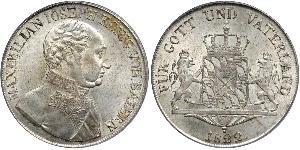 1 Талер Королевство Бавария (1806 - 1918) Серебро 