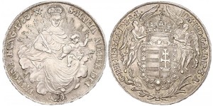 1 Талер Королевство Венгрия (1000-1918) Серебро Joseph II, Holy Roman Emperor  (1741 - 1790)