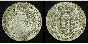 1 Талер Королевство Венгрия (1000-1918) Серебро Joseph II, Holy Roman Emperor  (1741 - 1790)