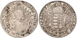 1 Талер Королевство Венгрия (1000-1918) Серебро Maria Theresa of Austria (1717 - 1780)