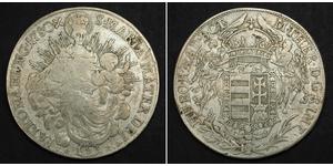 1 Талер Королевство Венгрия (1000-1918) Серебро Maria Theresa of Austria (1717 - 1780)