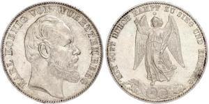 1 Талер Королевство Вюртемберг (1806-1918) Серебро Карл I (король Вюртемберга)