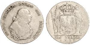 1 Талер Пруссия (королевство) (1701-1918) Серебро Фридрих Вильгельм II