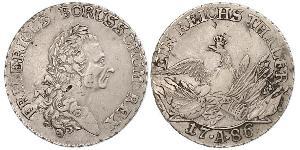 1 Талер Пруссия (королевство) (1701-1918) Серебро Фридрих II (король Пруссии) (1712 – 1786)
