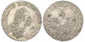 1 Талер Пруссия (королевство) (1701-1918) Серебро Фридрих II (король Пруссии) (1712 – 1786)