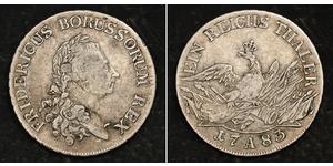 1 Талер Пруссия (королевство) (1701-1918) Серебро Фридрих II (король Пруссии) (1712 – 1786)