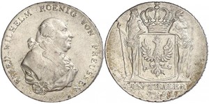 1 Талер Пруссия (королевство) (1701-1918) Серебро Фридрих Вильгельм II
