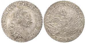 1 Талер Пруссия (королевство) (1701-1918) Серебро Фридрих II (король Пруссии) (1712 – 1786)