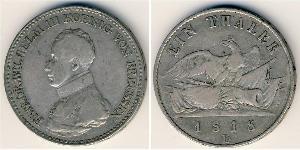 1 Талер Пруссия (королевство) (1701-1918) Серебро Фридрих Вильгельм III, король Пруссии (1770 -1840)