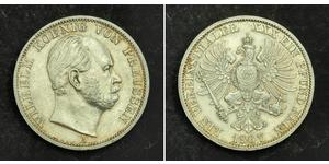 1 Талер Пруссия (королевство) (1701-1918) Серебро Wilhelm I, German Emperor (1797-1888)